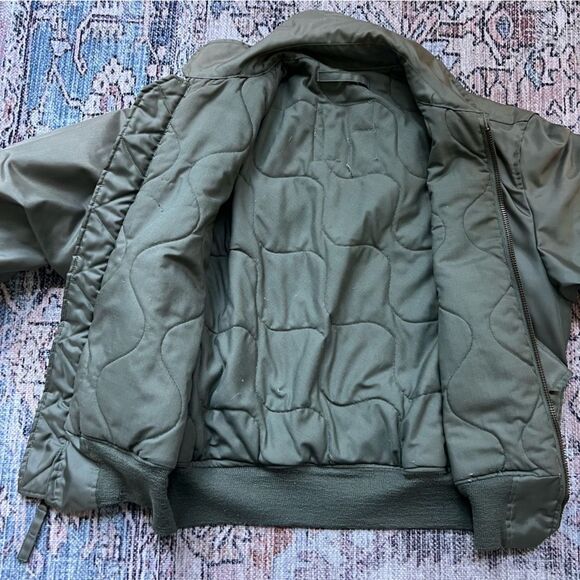 Vintage Scovill 1980’s Authentic US Army Issued Military Air Force Flight Jacket - Picture 10 of 12